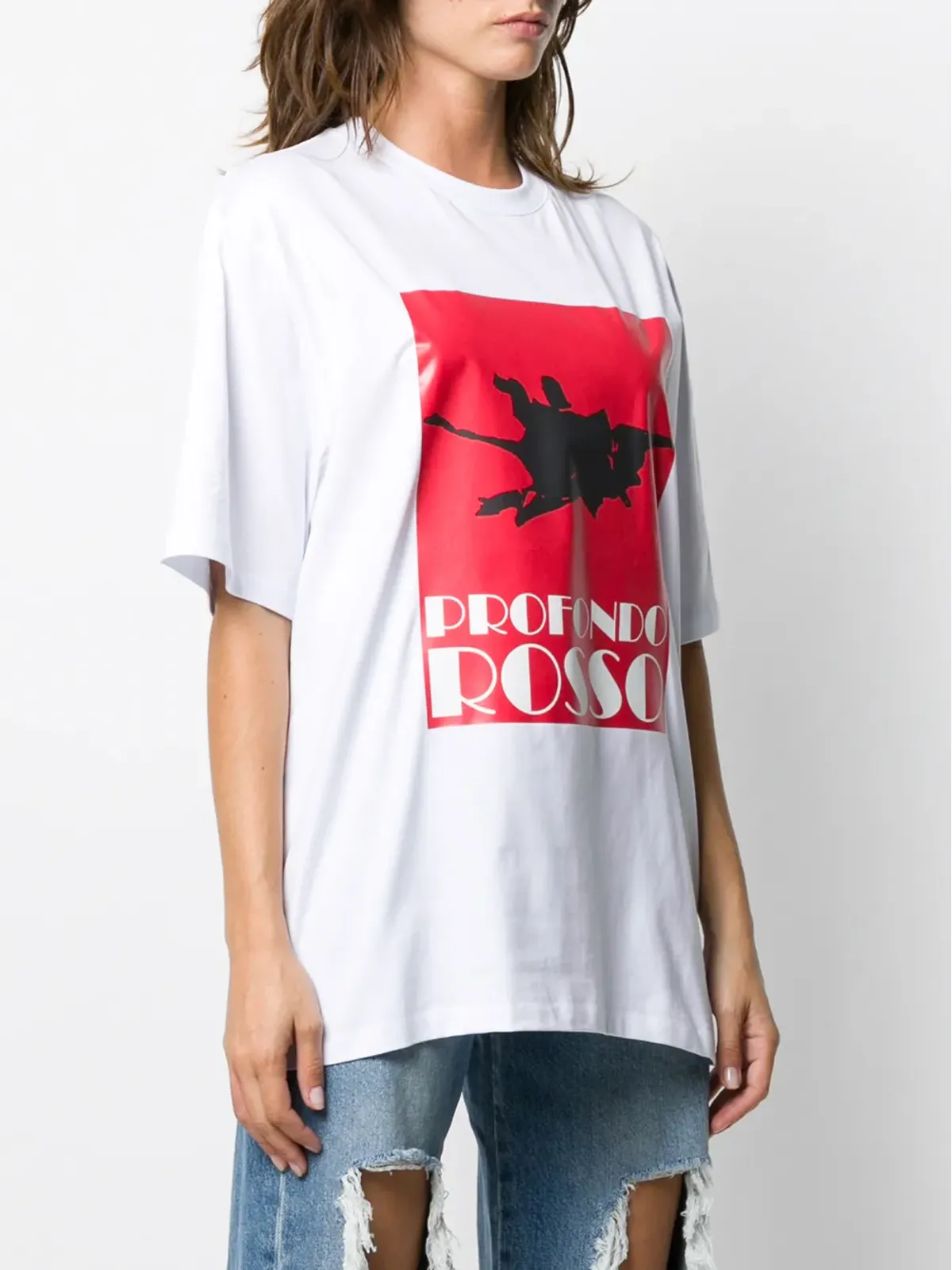 MSGM Profondo Rossa プリント Tシャツ - 画像3