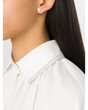 TASAKI 18ktホワイトゴールド アコヤ真珠 ピアス - サムネイル2