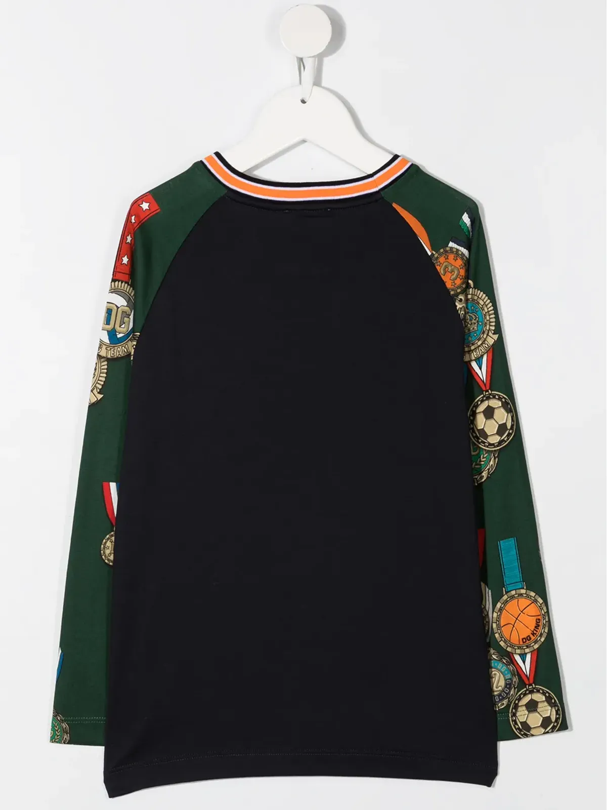 Dolce & Gabbana Kids ロゴパッチ長袖Tシャツ - 画像2