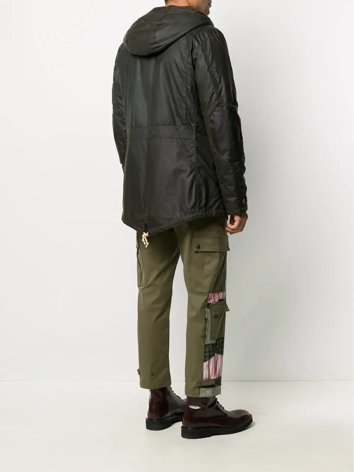 Barbour ゲーム・ワックスド・パーカージャケット - 画像4