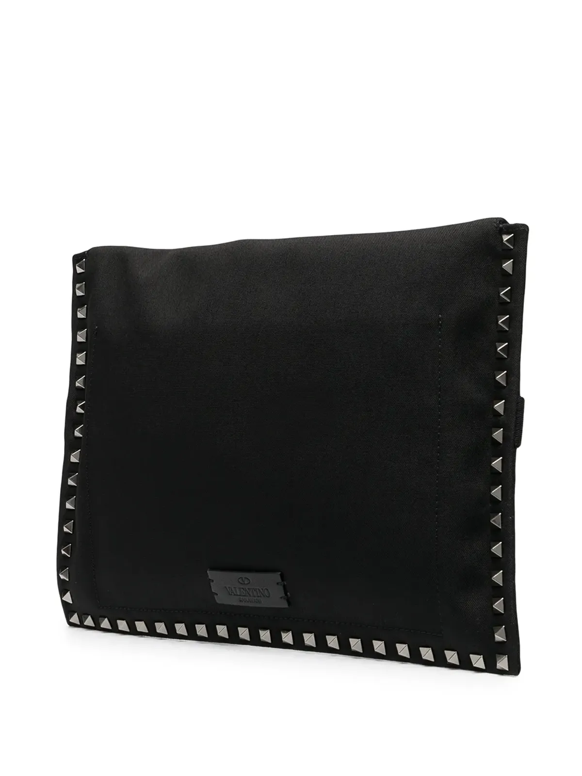 Valentino Garavani ロックスタッド レザー クラッチ - 画像3