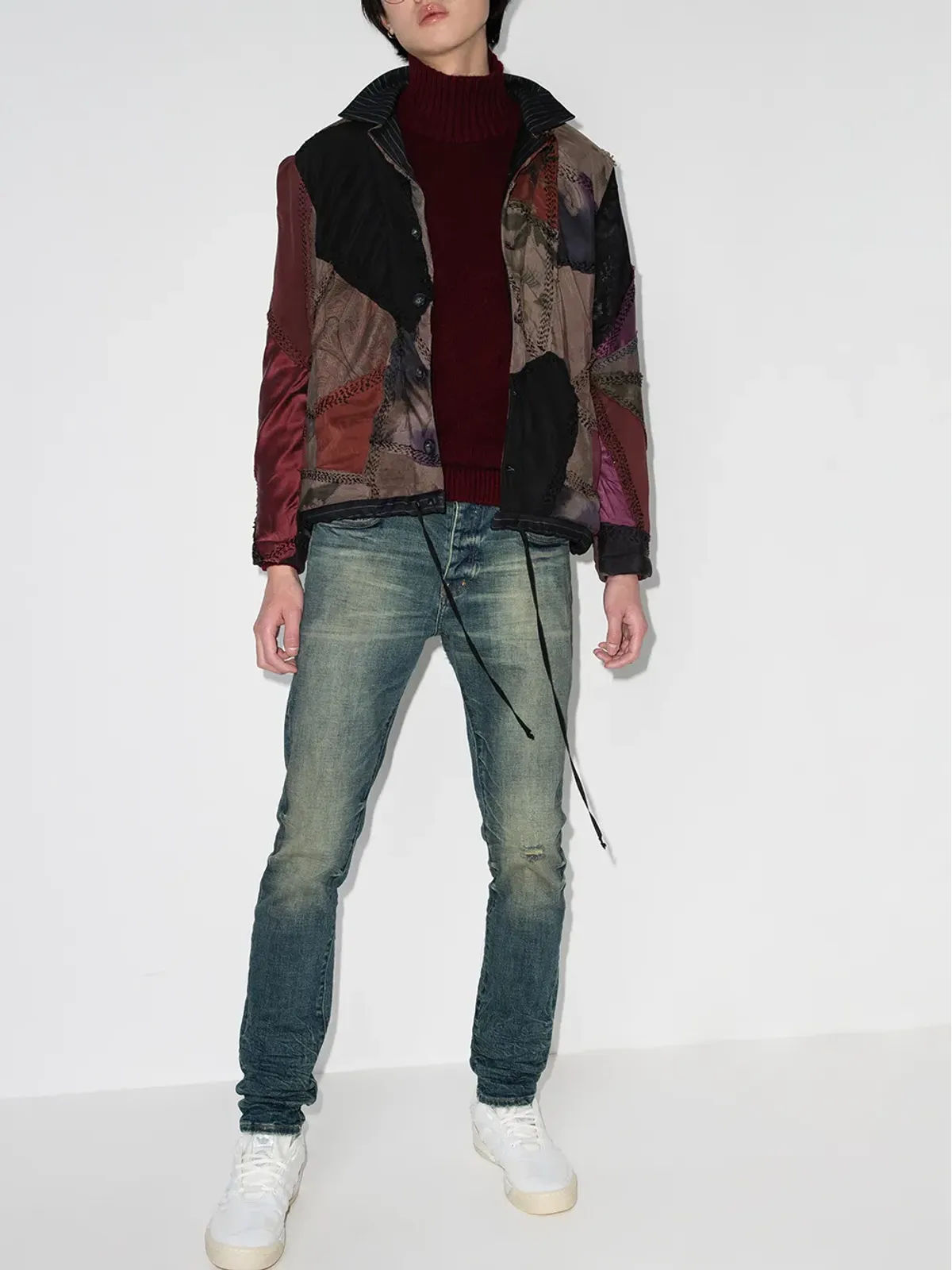 Purple Brand ローライズストレートジーンズ - 画像5