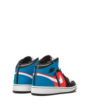 Jordan Kids Air Jordan 1 Mid "Game Time" sneakers - White - サムネイル3