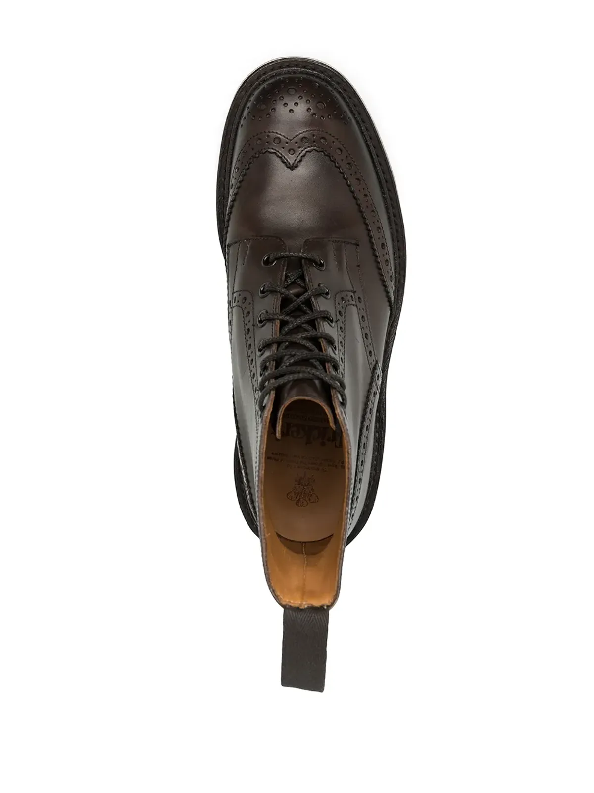 Tricker's バーンシュド・ブローグディテール・ブーツ - 画像4