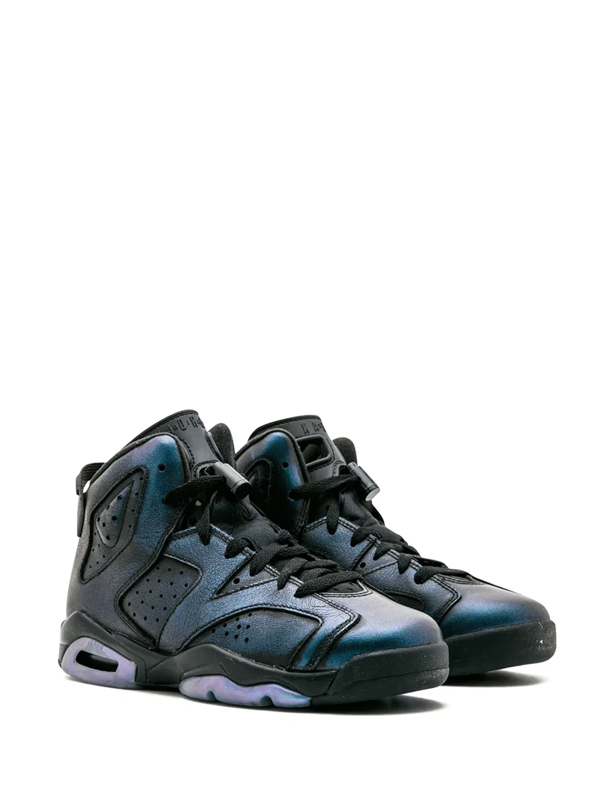 Jordan Kids エアジョーダン 6 レトロ BG All-Star カメレオン スニーカー - ブラック - 画像2