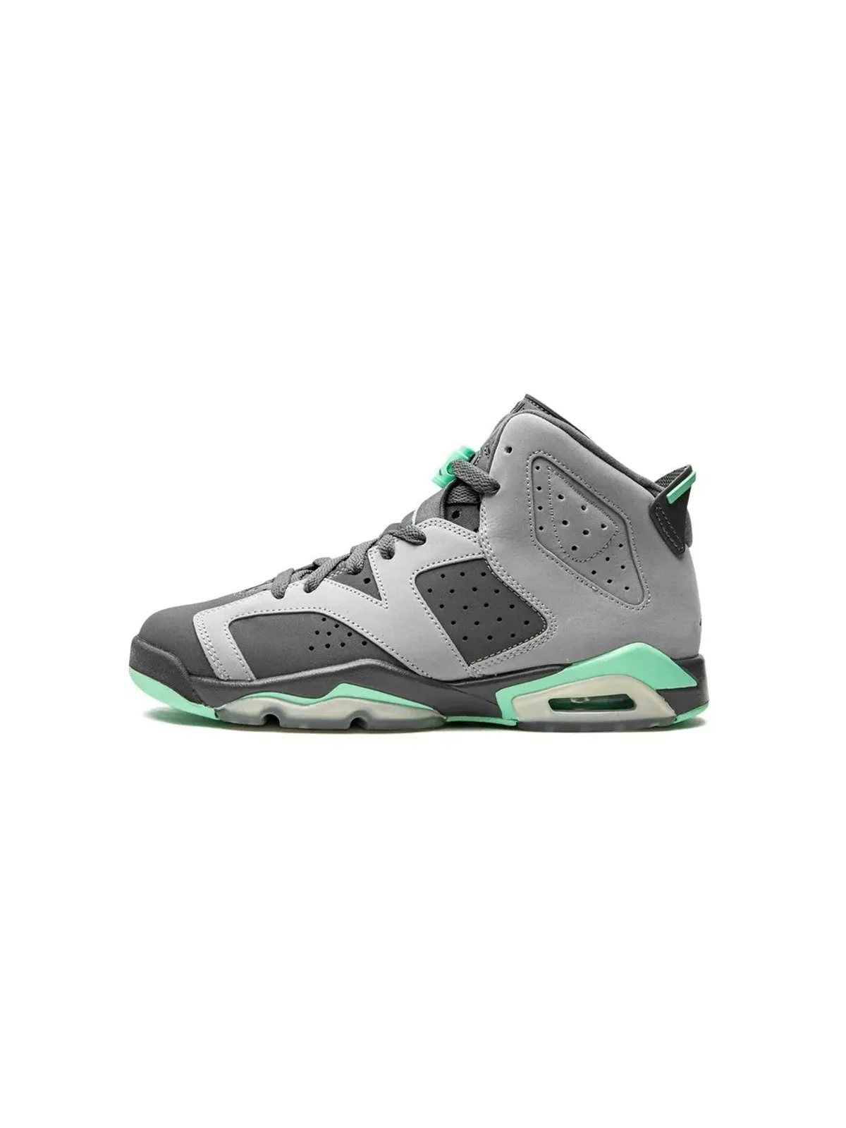 Jordan Kids Air Jordan 6 Retro "Green Glow" sneakers - Grey - 画像5