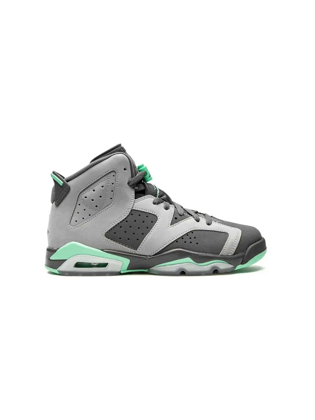 Jordan Kids Air Jordan 6 Retro "Green Glow" sneakers - Grey - 画像2