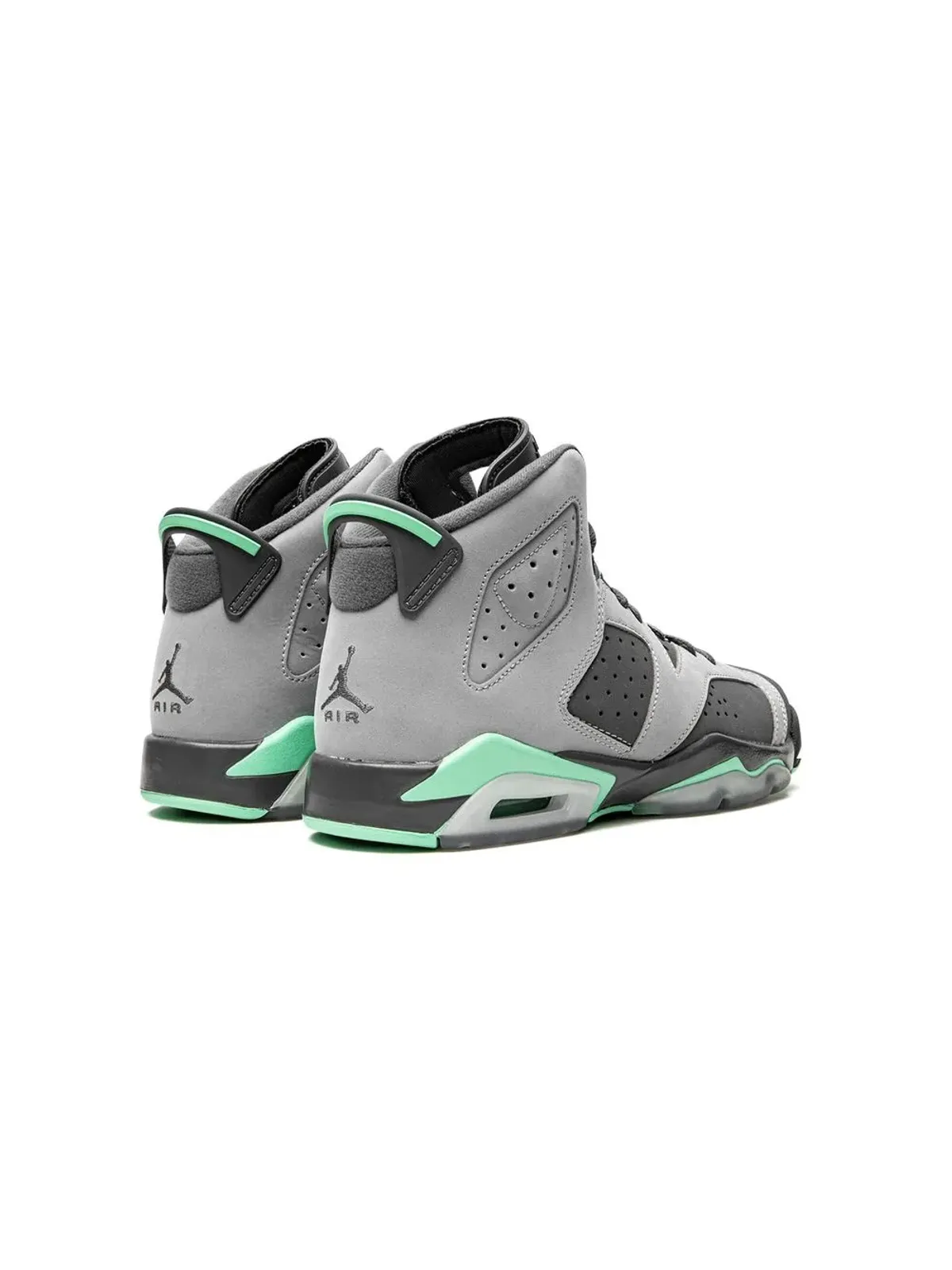 Jordan Kids Air Jordan 6 Retro "Green Glow" sneakers - Grey - 画像3