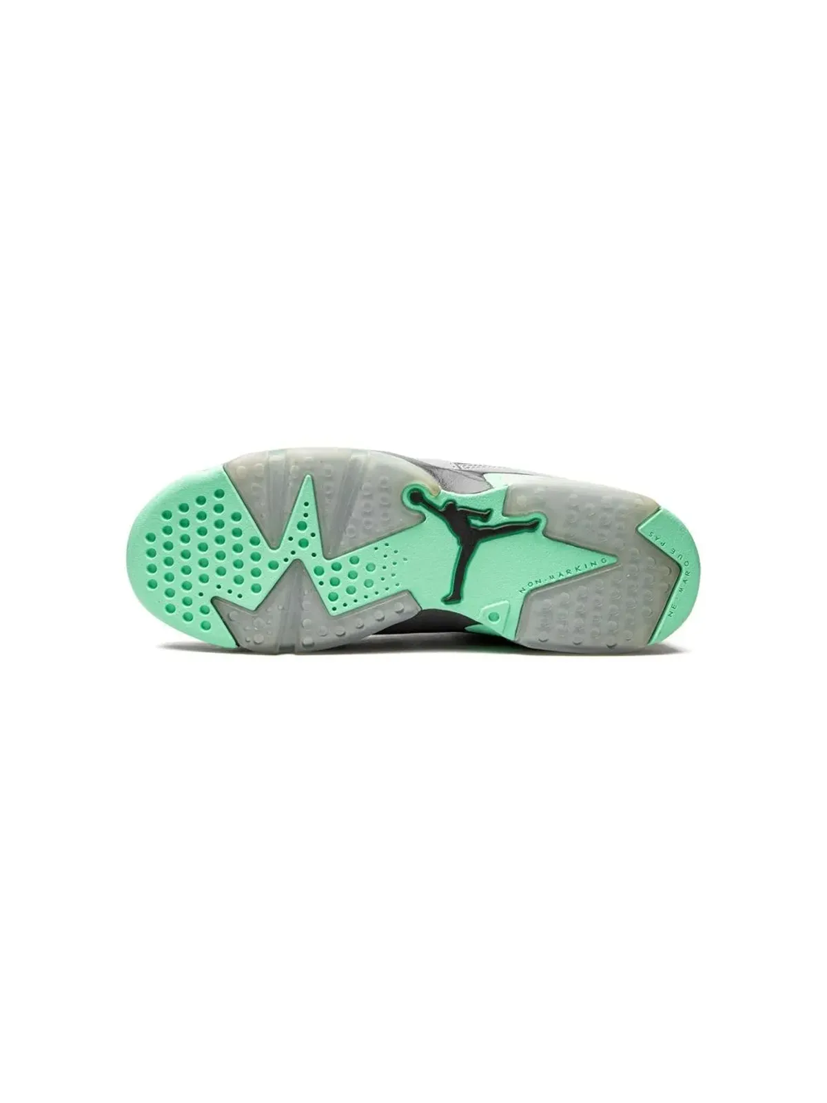 Jordan Kids Air Jordan 6 Retro "Green Glow" sneakers - Grey - 画像4