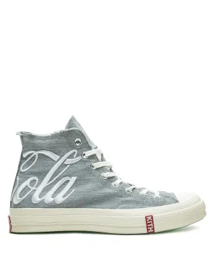 Converse Kith×Coca-Cola チャック70ハイ ウォッシュドデニム スニーカー - サムネイル1
