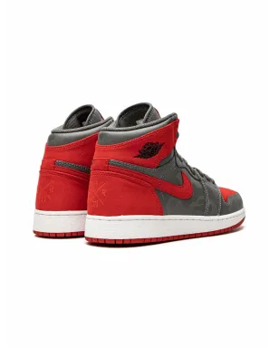 Jordan Kids エアジョーダン 1 レトロ ハイ Prem BG「Bred Camo」スニーカー - サムネイル3