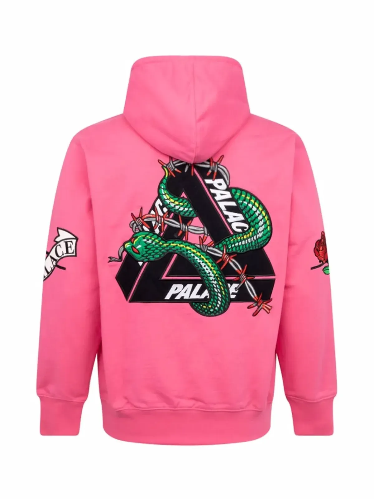 Palace ヘッシュミットフレッシュ フーディー ピンク - 画像2