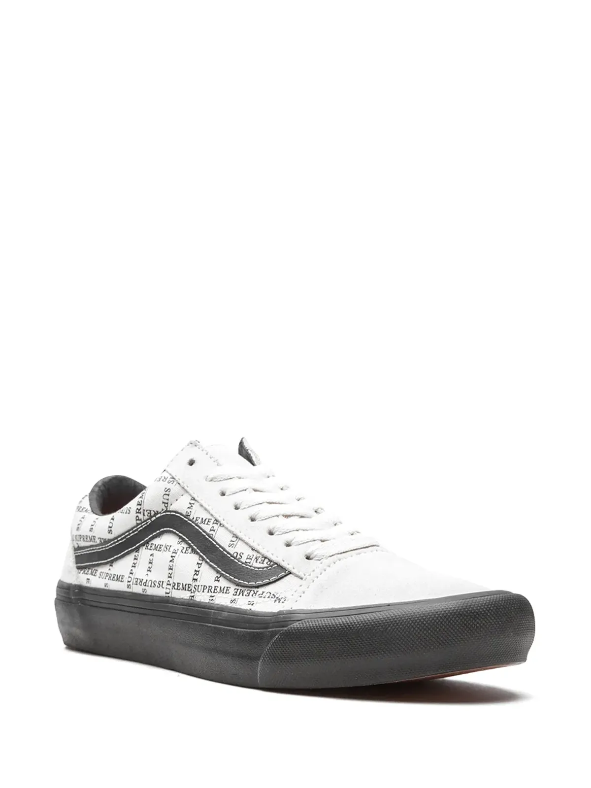 Vans x Supreme Old Skool Pro グリッドホワイト スニーカー - 画像2