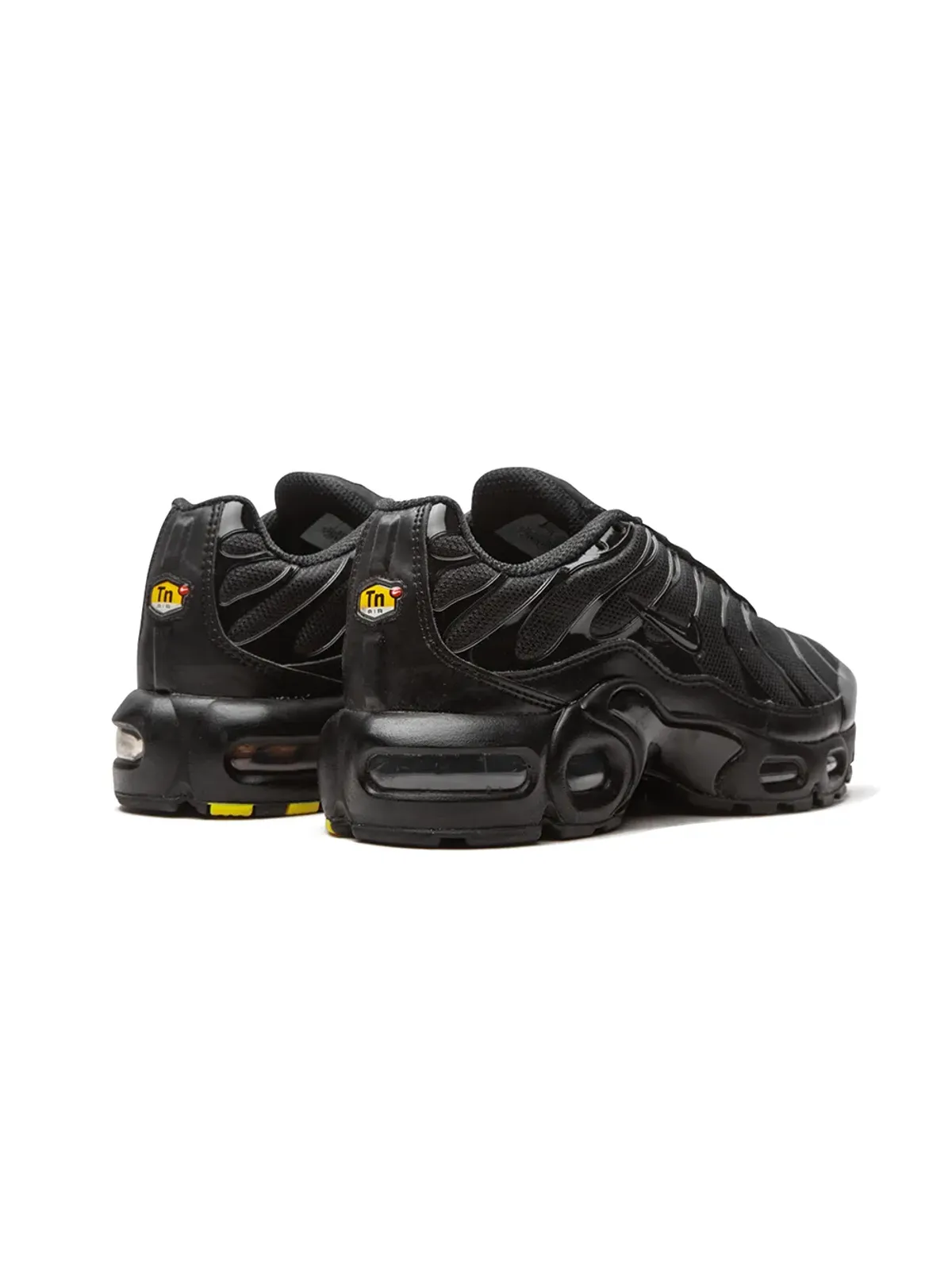 Nike Kids Air Max Plus トリプルブラック スニーカー - 画像3