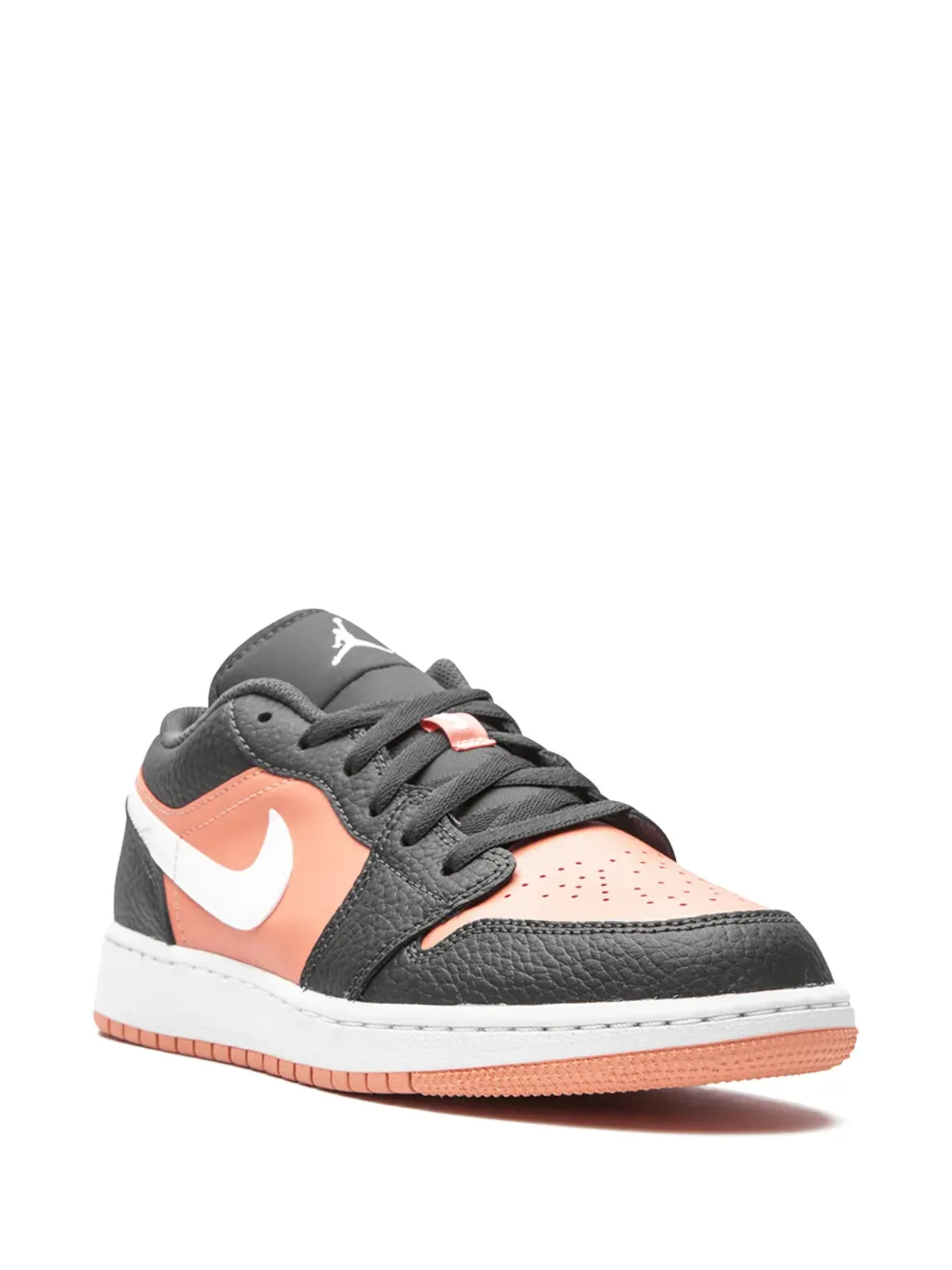 Jordan Kids エアジョーダン1ロー スニーカー ブラック - 画像2