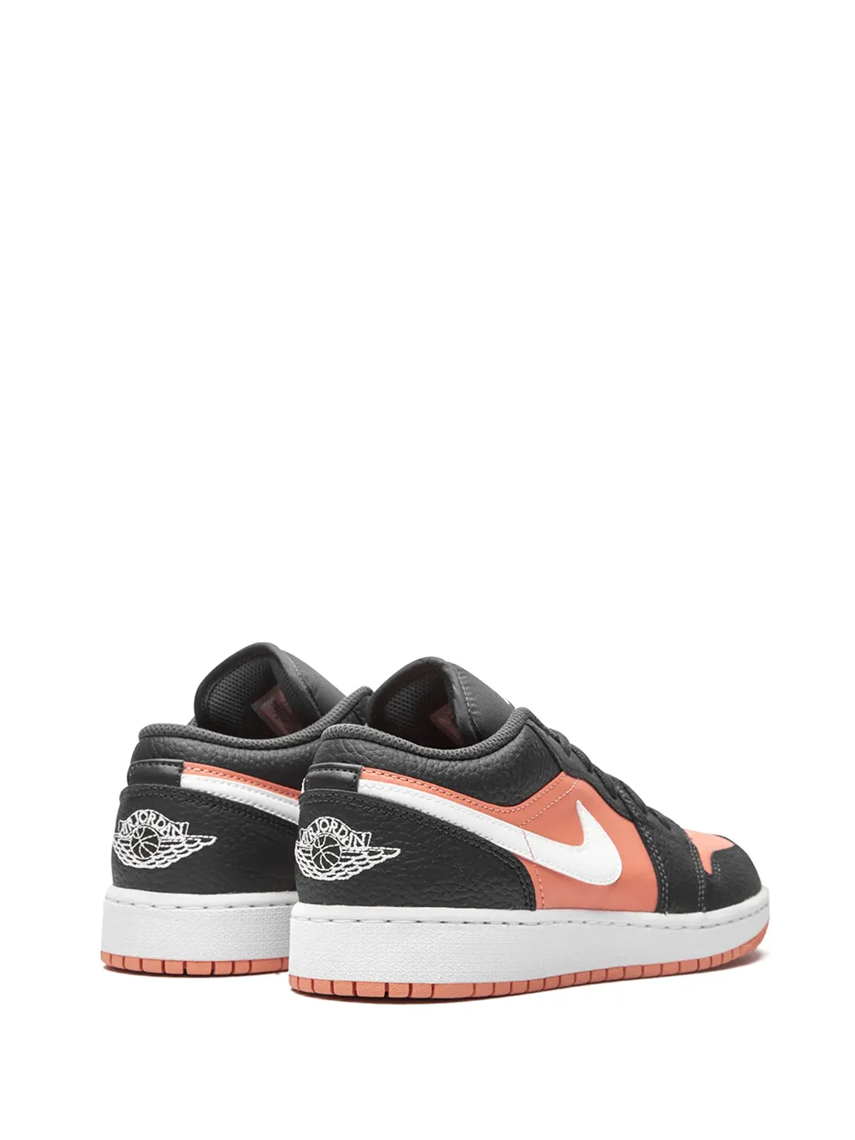 Jordan Kids エアジョーダン1ロー スニーカー ブラック - 画像3