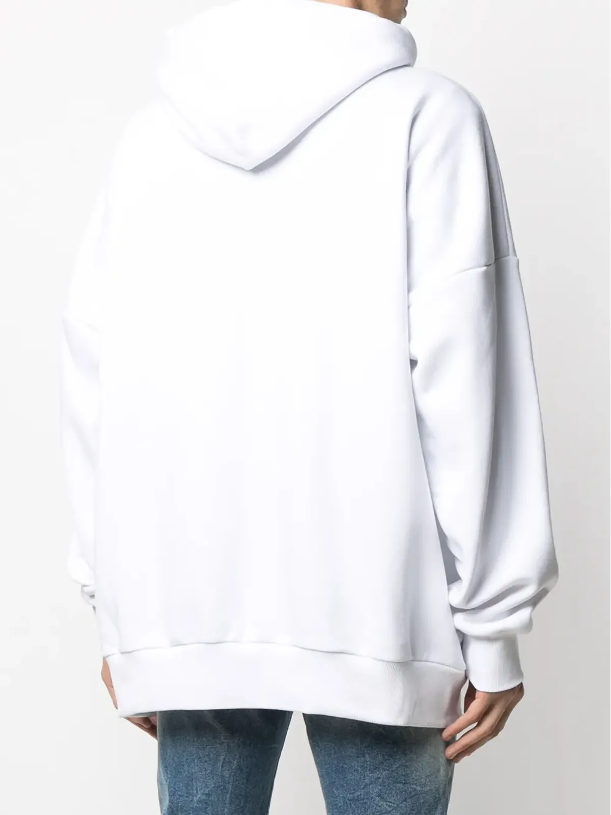 Diesel フォイルロゴ ジップアップフーディ - White - 画像4