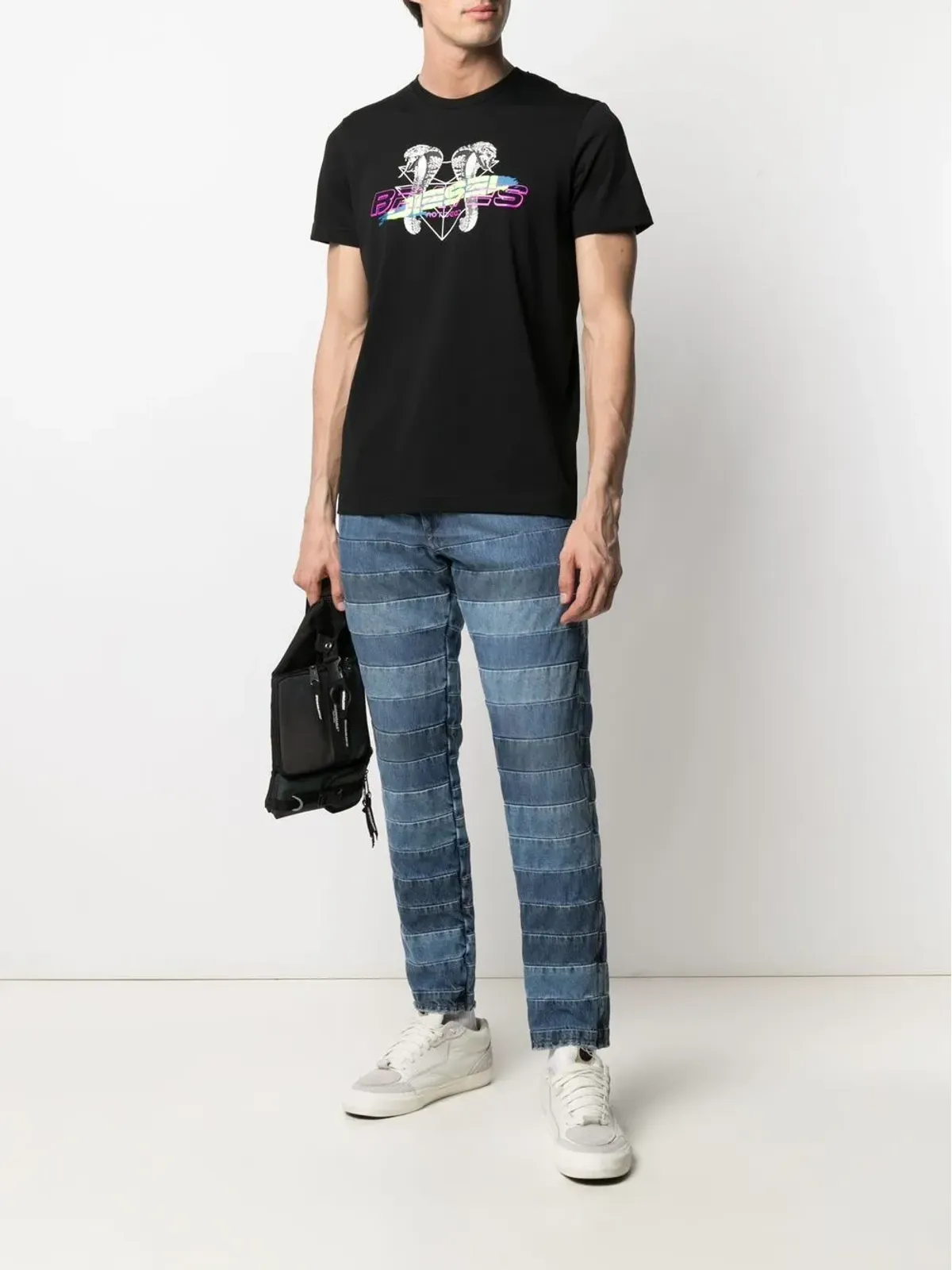 Diesel スリム D-Strukt パネルド ジーンズ - 画像2