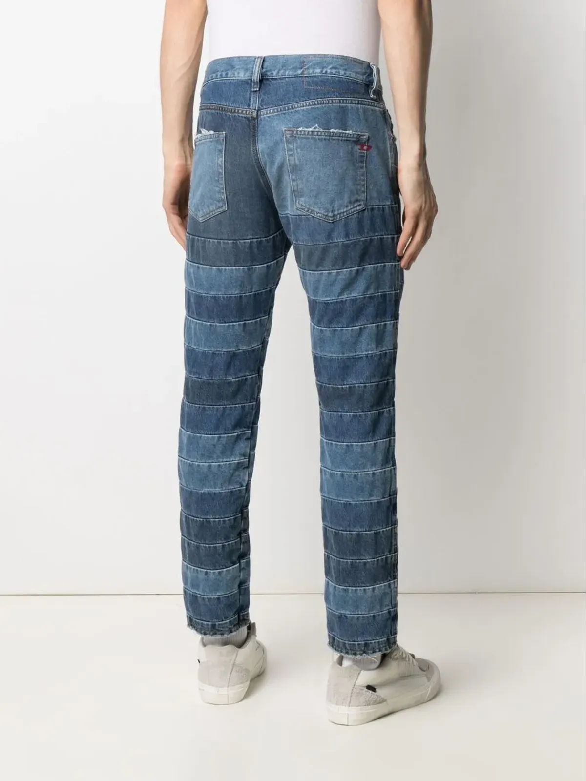Diesel スリム D-Strukt パネルド ジーンズ - 画像4