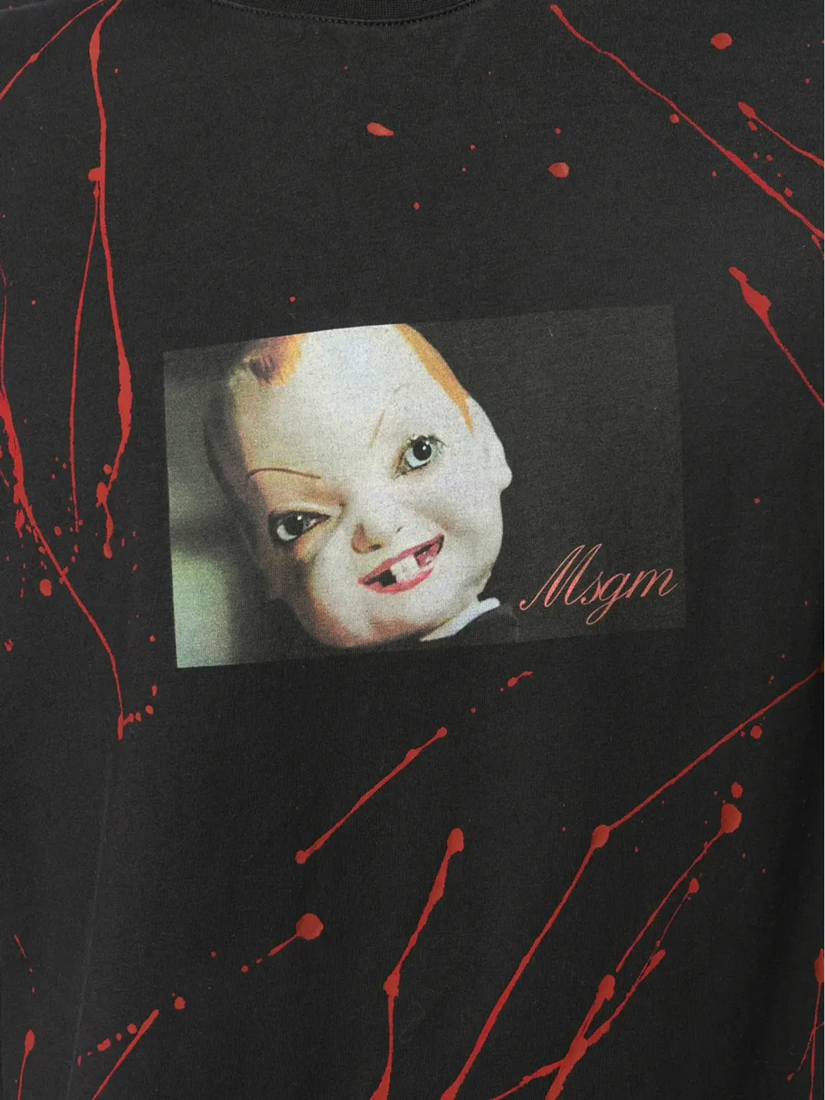 MSGM 写真プリントTシャツ - ブラック - 画像5
