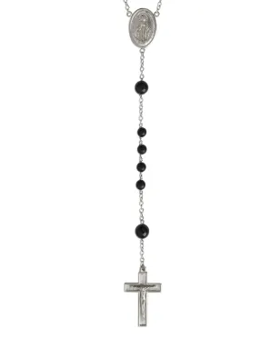 Dolce & Gabbana 18Kホワイトゴールド シチリア ロザリオ ジェイド ネックレス - サムネイル2