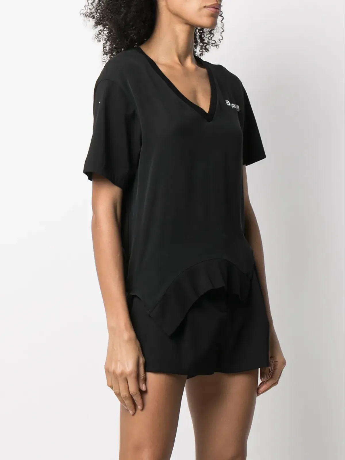 DSQUARED2 サイドスリット ロゴ Tシャツ - 画像3