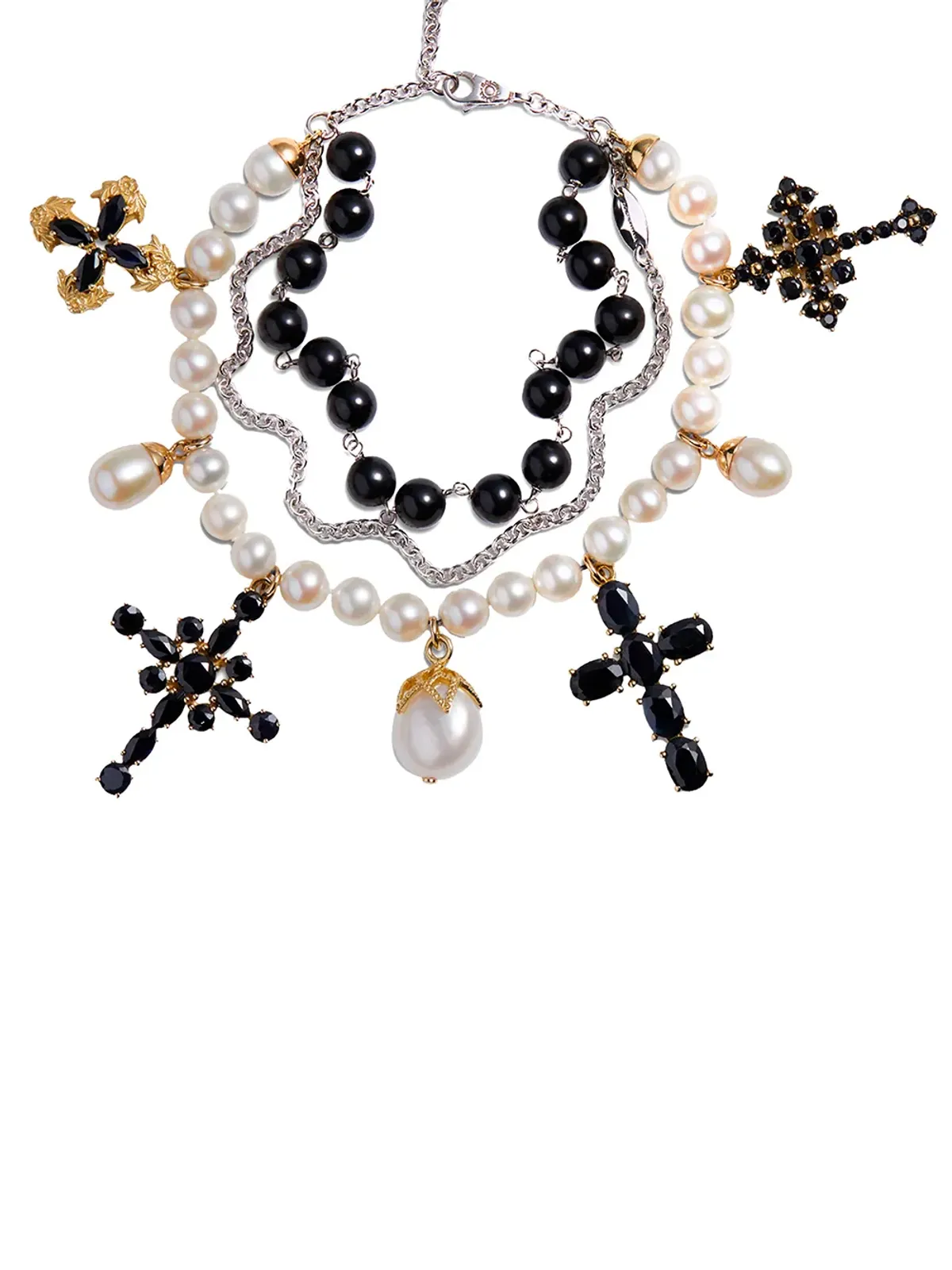 Dolce & Gabbana 18Kホワイトゴールドと18Kイエローゴールド シチリアサファイア ブレスレット - 画像2