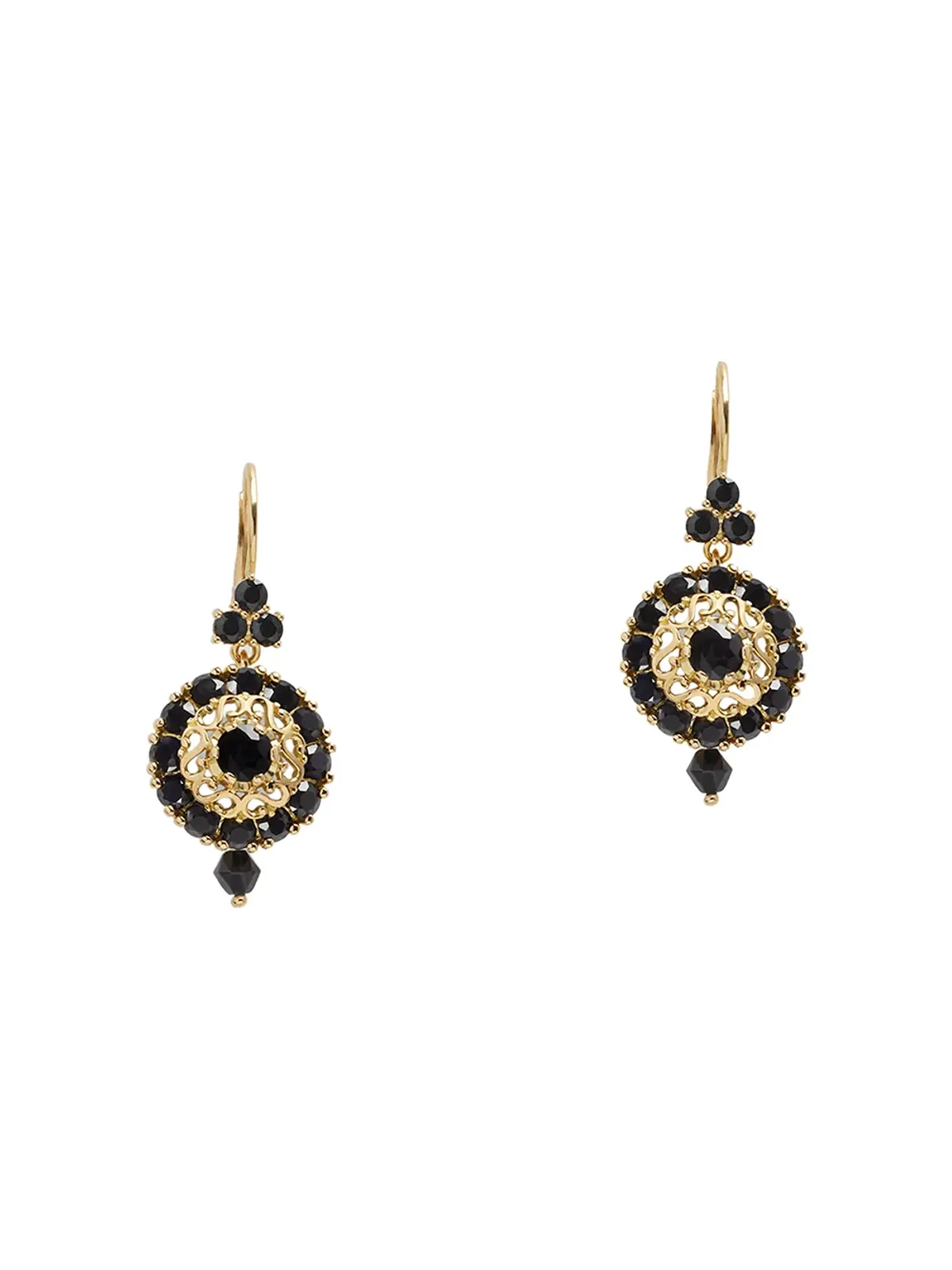 Dolce & Gabbana 18K イエローゴールド シチリア サファイア ピアス - 画像1