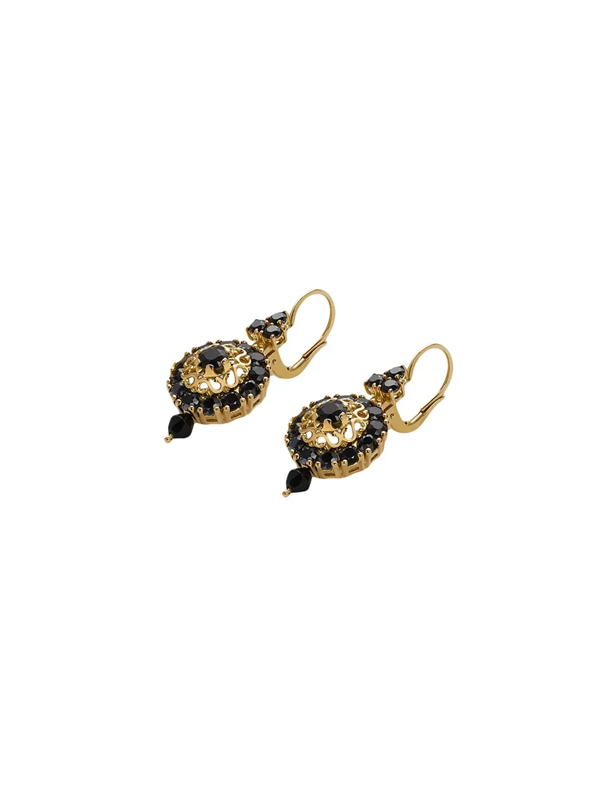 Dolce & Gabbana 18K イエローゴールド シチリア サファイア ピアス - 画像2