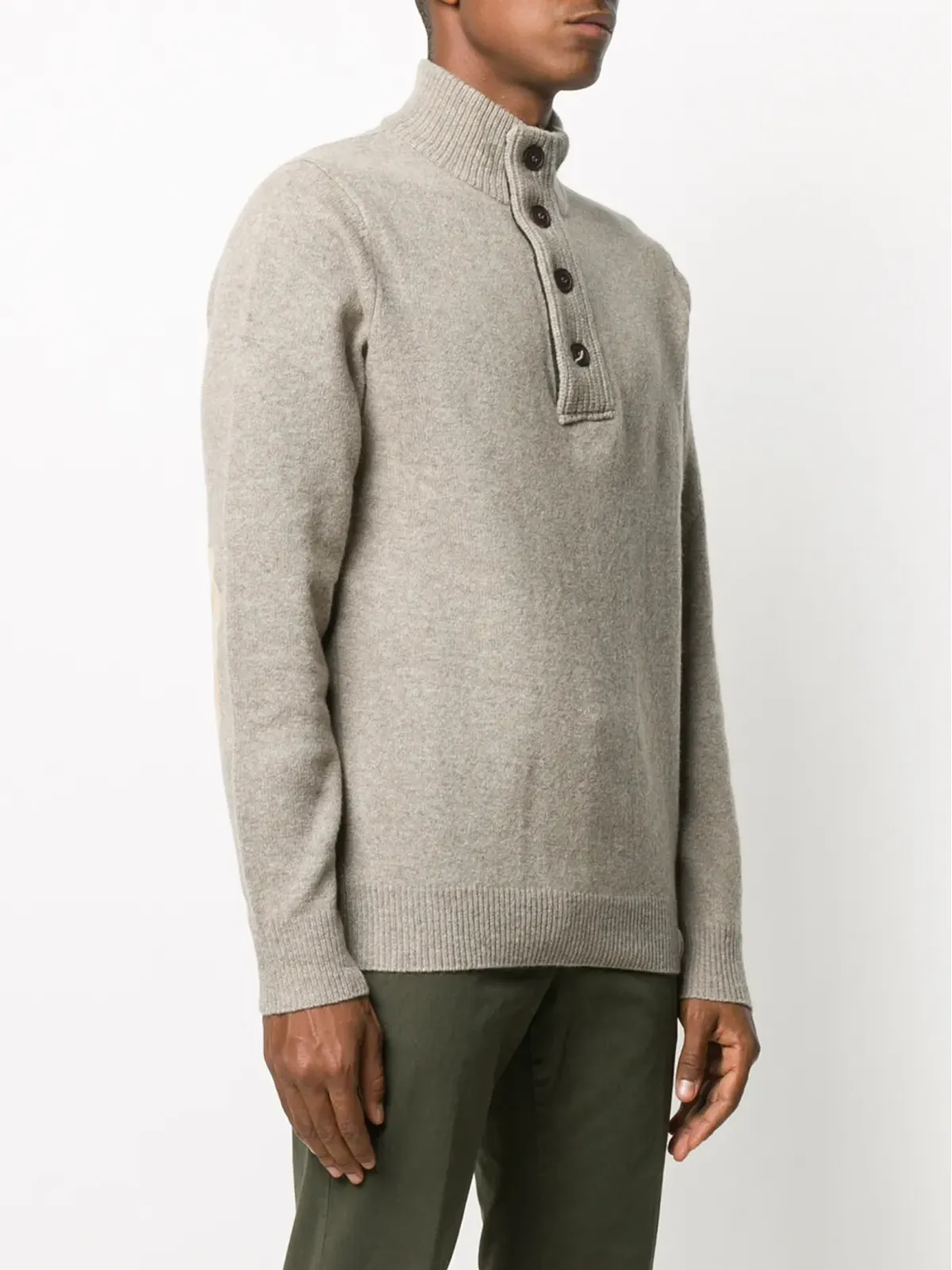 Barbour スタンドアップカラー ボタン留め ジャンパー - Neutrals - 画像3
