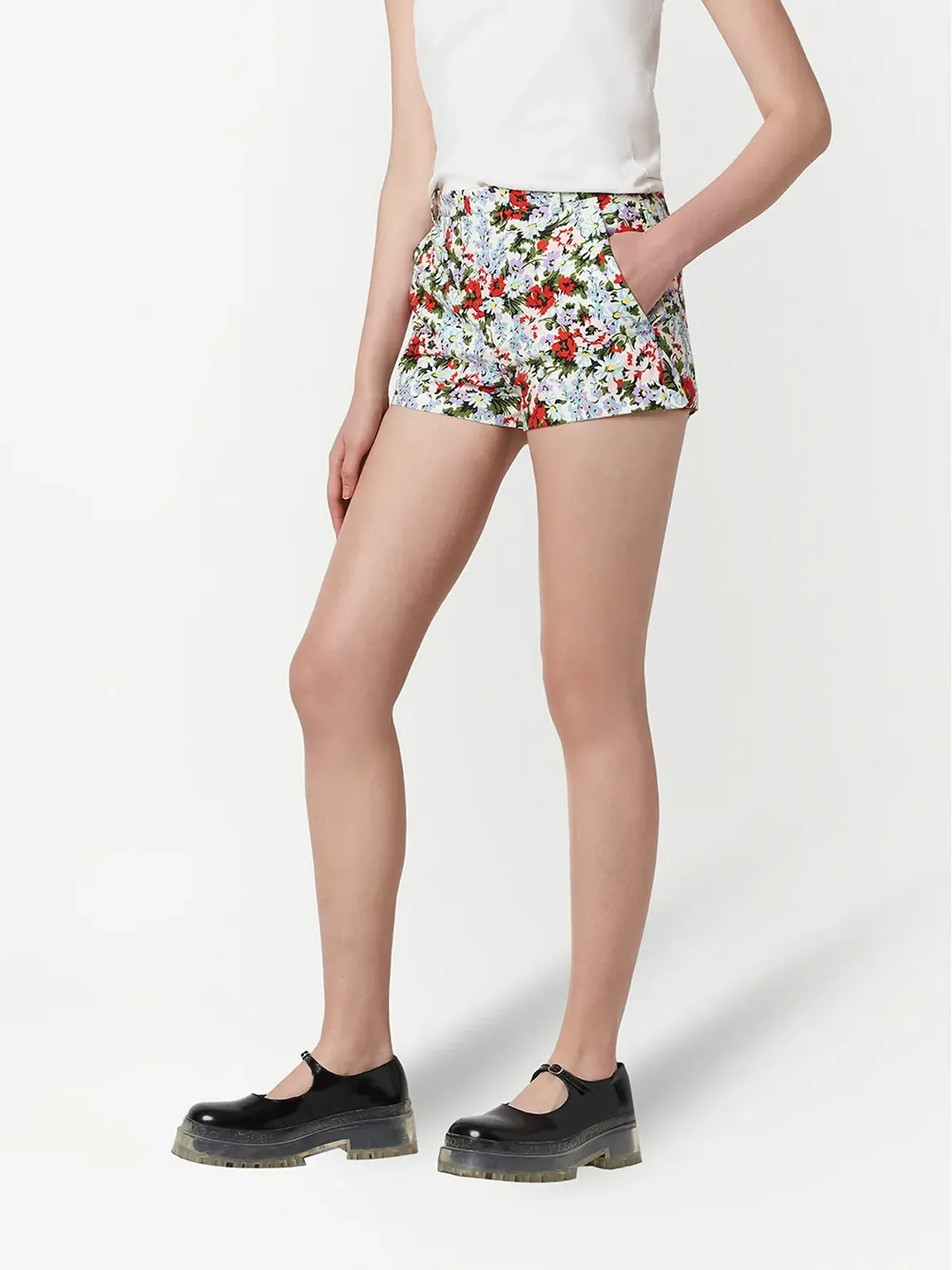 Marc Jacobs The Short' フローラルプリントショーツ - 画像3