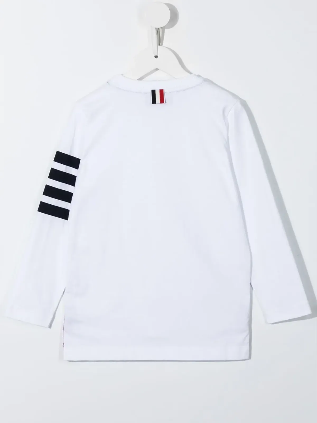 Thom Browne Kids 4-Bar長袖Tシャツ - 画像2