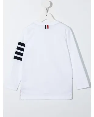Thom Browne Kids 4-Bar長袖Tシャツ - サムネイル2