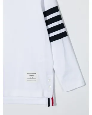 Thom Browne Kids 4-Bar長袖Tシャツ - サムネイル3