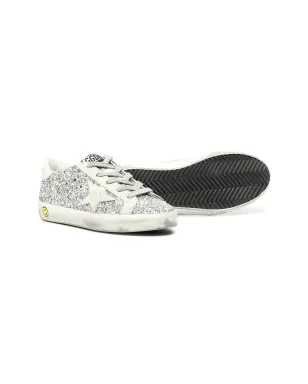 Golden Goose Kids スーパースター グリッター ロー・トップ スニーカー - シルバー - サムネイル2
