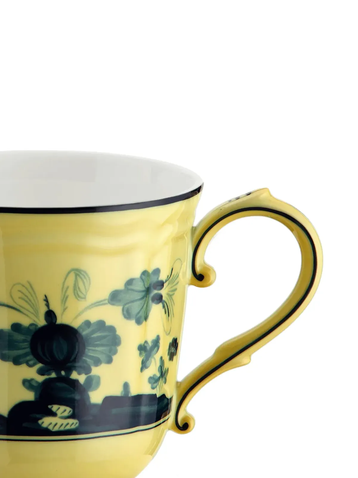 GINORI 1735 Oriente Italiano 磁器マグカップ - イエロー - 画像3