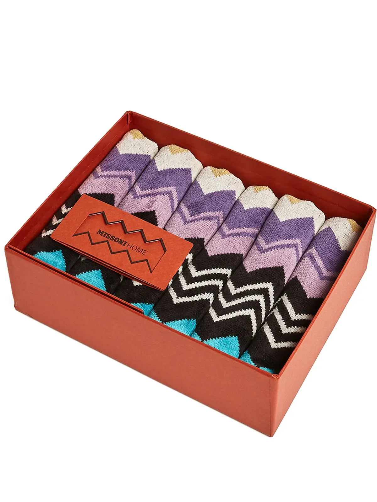 Missoni Home ジグザグプリント タオルセット - ブラック - 画像2