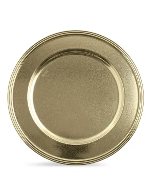 Sambonet Avenue stripe-edge plate（31cm）- ゴールド - サムネイル1