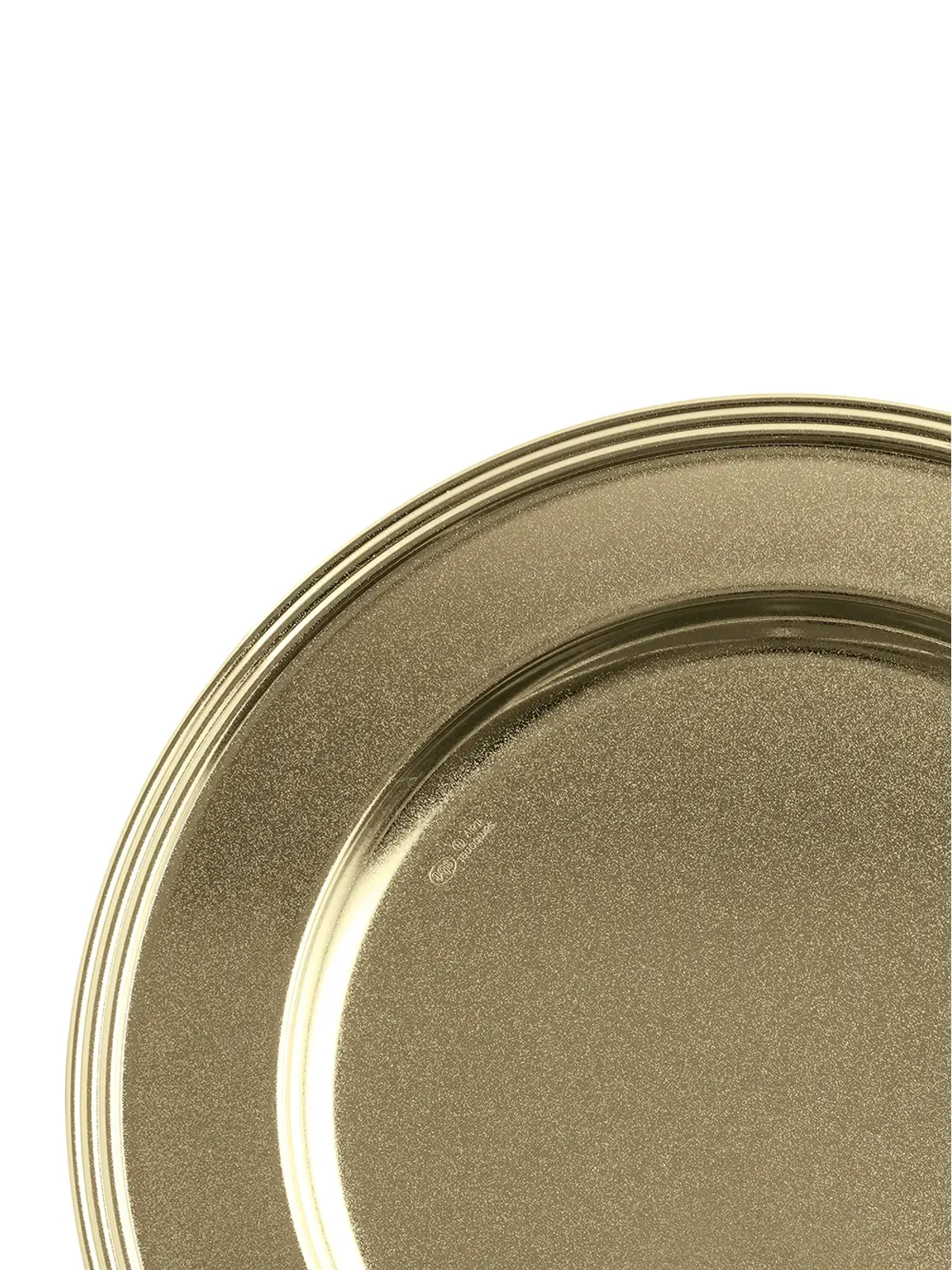 Sambonet Avenue stripe-edge plate（31cm）- ゴールド - 画像2