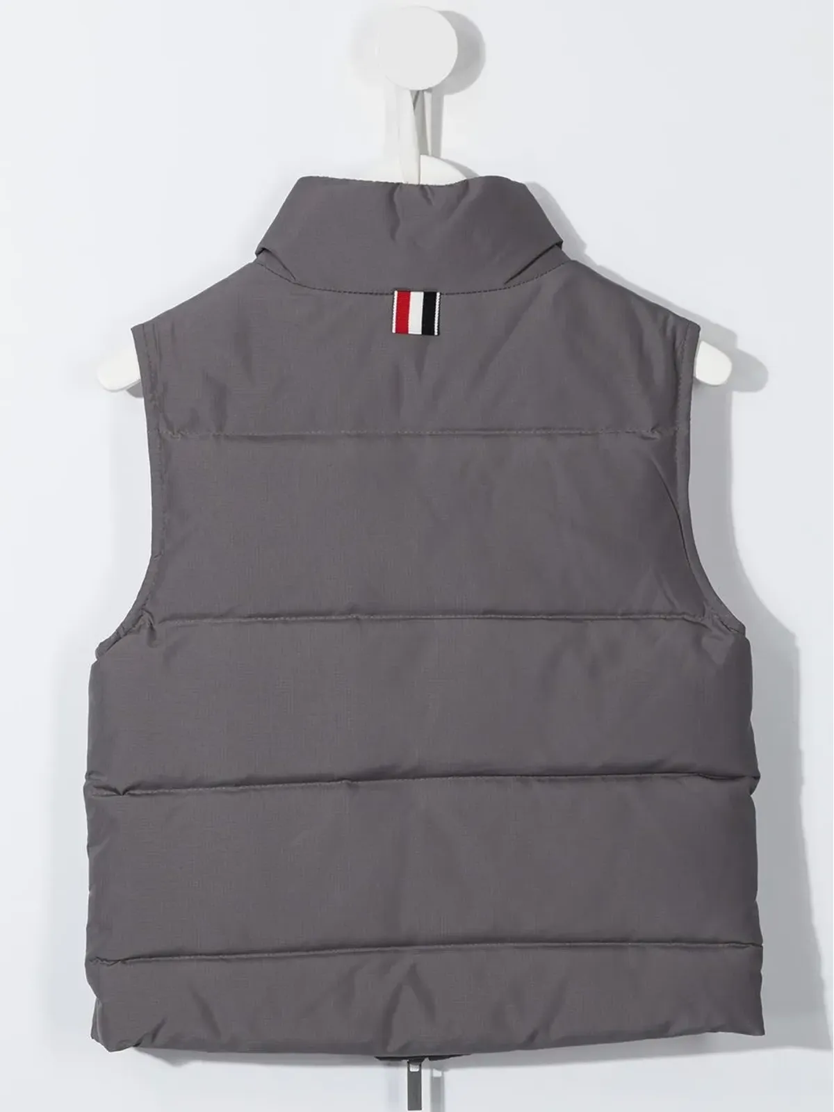 Thom Browne Kids ダウン入りノースリーブ4-Bar ベスト - 画像2