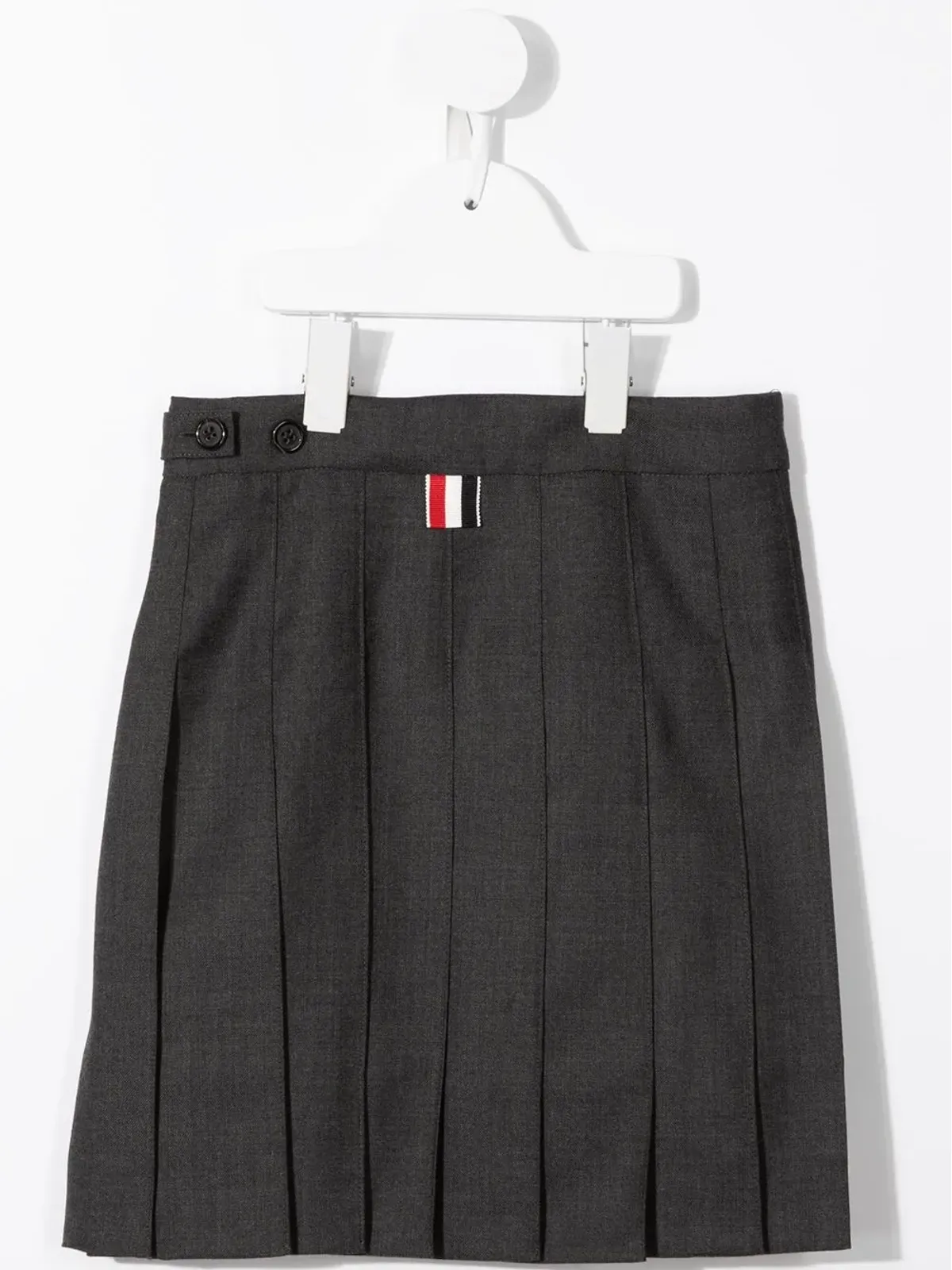 Thom Browne Kids プリーツ入りミニスカート - 画像2