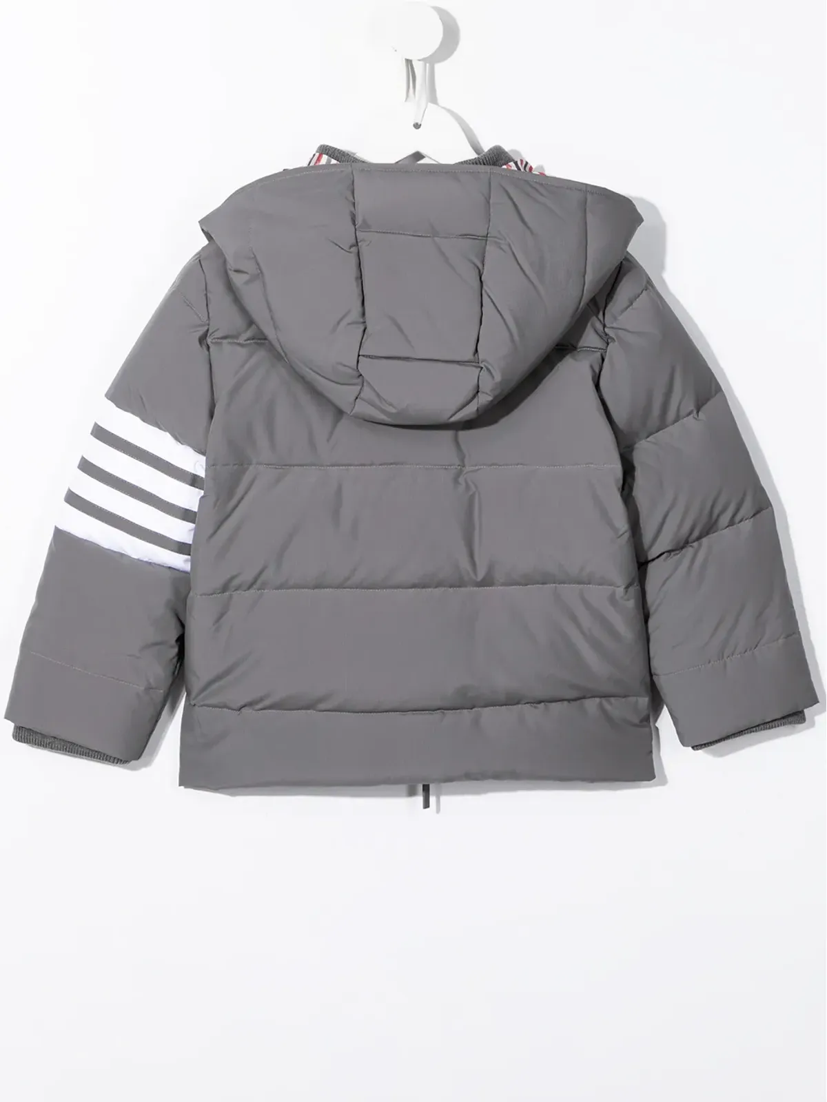 Thom Browne Kids ダウン入りフード付き4バー・パーカー - 画像2