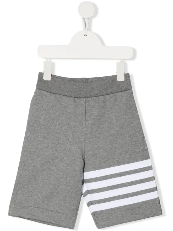 Thom Browne Kids Thom Browne Kids ループバックジャージー 4バー トラックショーツの商品画像