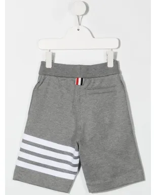 Thom Browne Kids ループバックジャージー 4バー トラックショーツ - サムネイル2