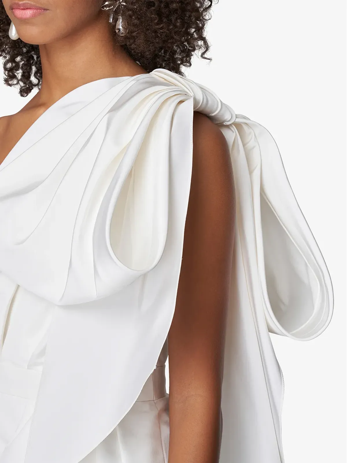 Carolina Herrera ドレープボウディテールドレス - 画像4