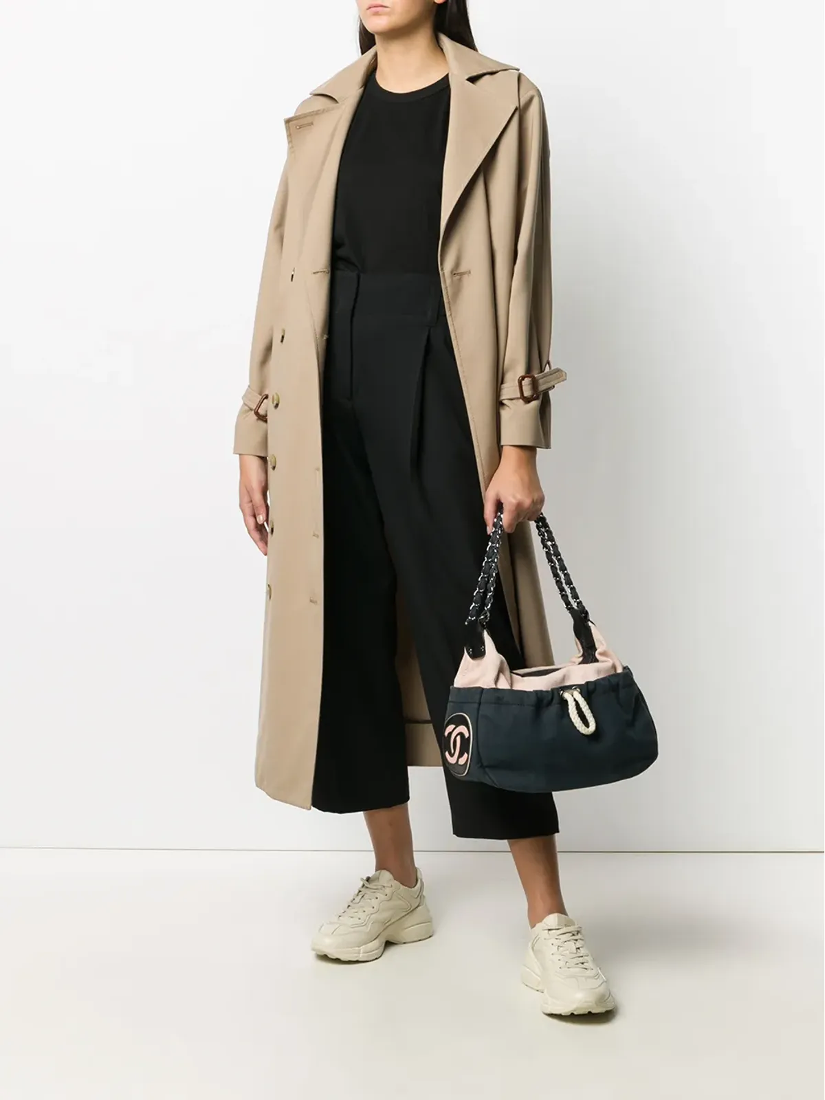 CHANEL ビンテージ CCロゴ ショルダーバッグ - 画像2