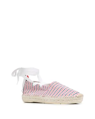 Thom Browne 取り外し可能なアンクルタイ付きエスパドリーユ - サムネイル2