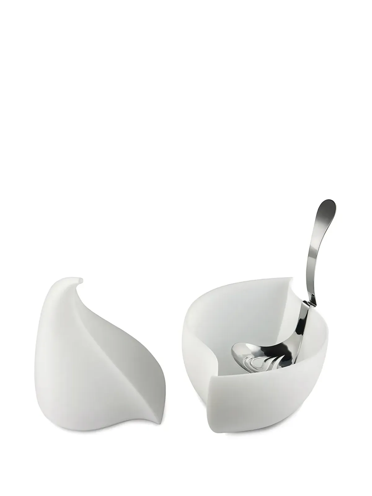 Alessi ヌンツィアテッラ モッツァレラセット（29cm） - ホワイト - 画像2