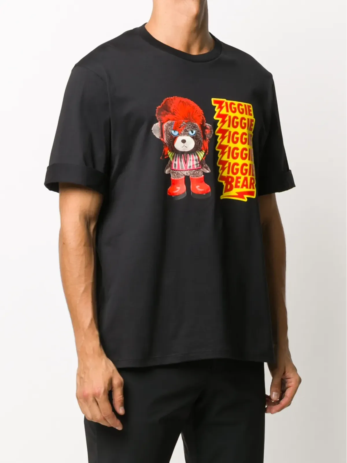 Neil Barrett ジギー・ベアプリント コットン Tシャツ - 画像3