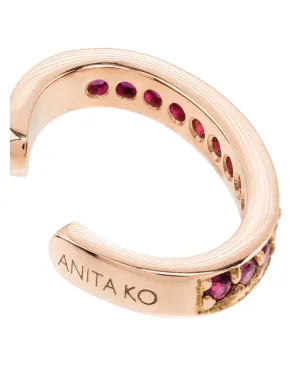 Anita Ko 18K ローズゴールド ルビー イヤーカフ - ピンク - サムネイル3